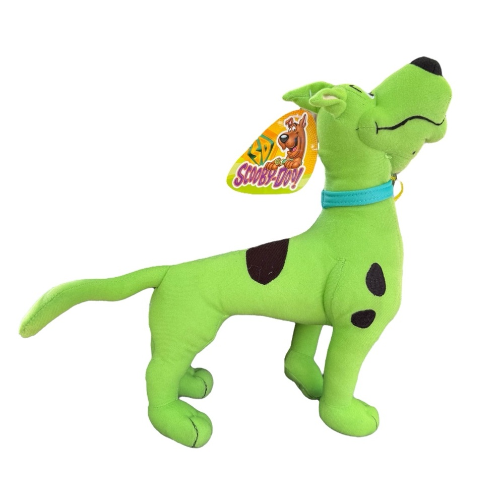 Scooby-Doo Neon Green Plush Stuffed Animal Soft Toy Hanna Barbera Sugar Loaf